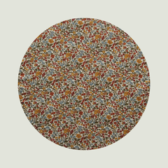 Little Acorn Liberty Square Scarf 'Ava' - Rust/Mustard/Olive