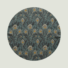 Little Acorn Liberty Square Scarf 'Queen Hera' - Dark/Sage