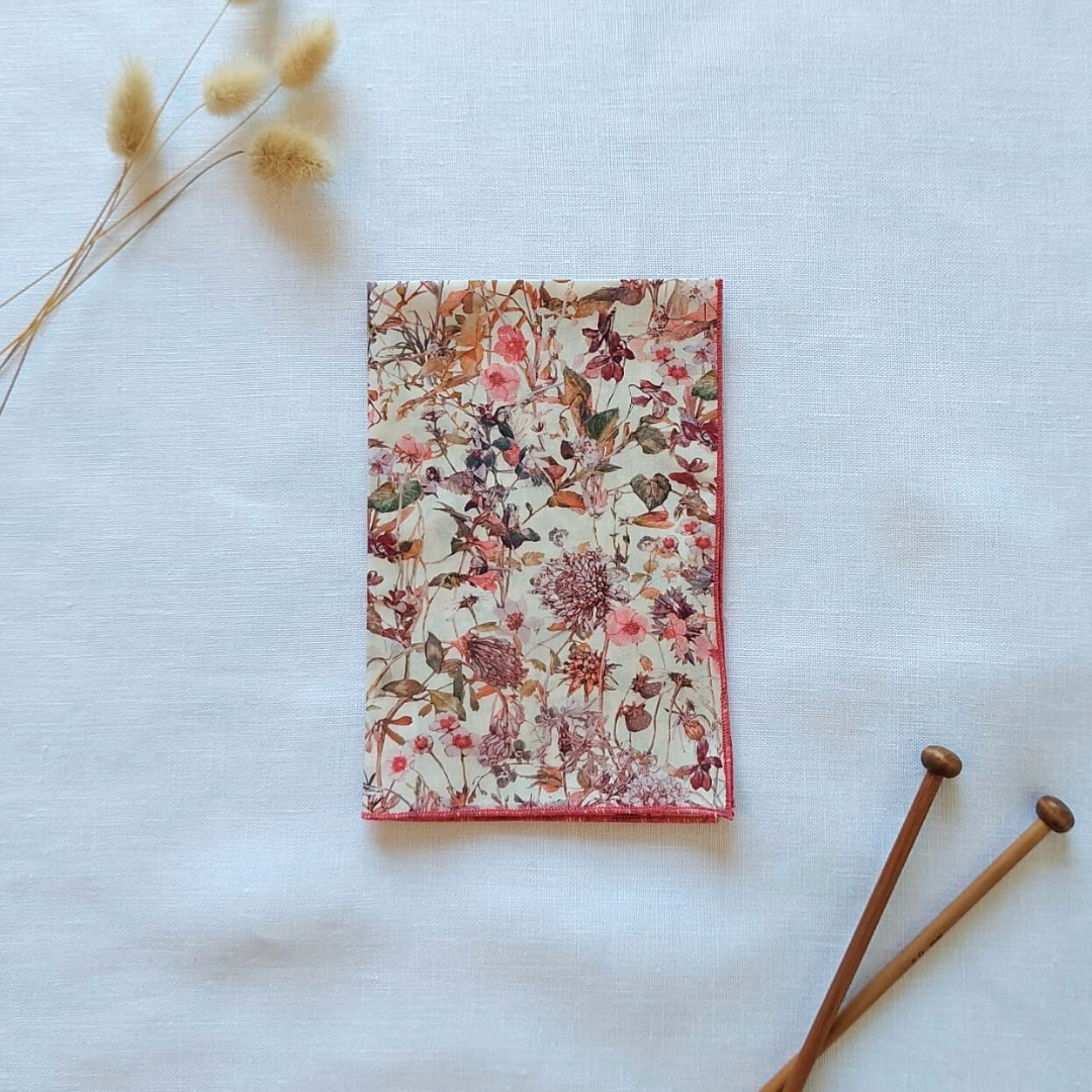 Little Acorn Womens Liberty Hanky 'Wild Flowers' - Pink