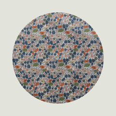 Little Acorn Liberty Square Scarf 'Poppy Forest' - Blue