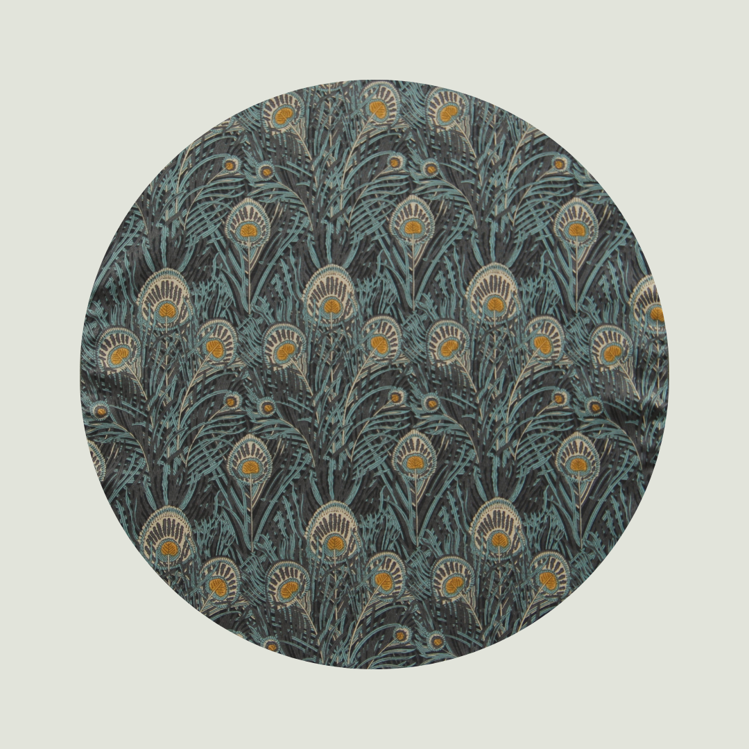 Little Acorn Liberty Square Scarf 'Queen Hera' - Dark/Sage
